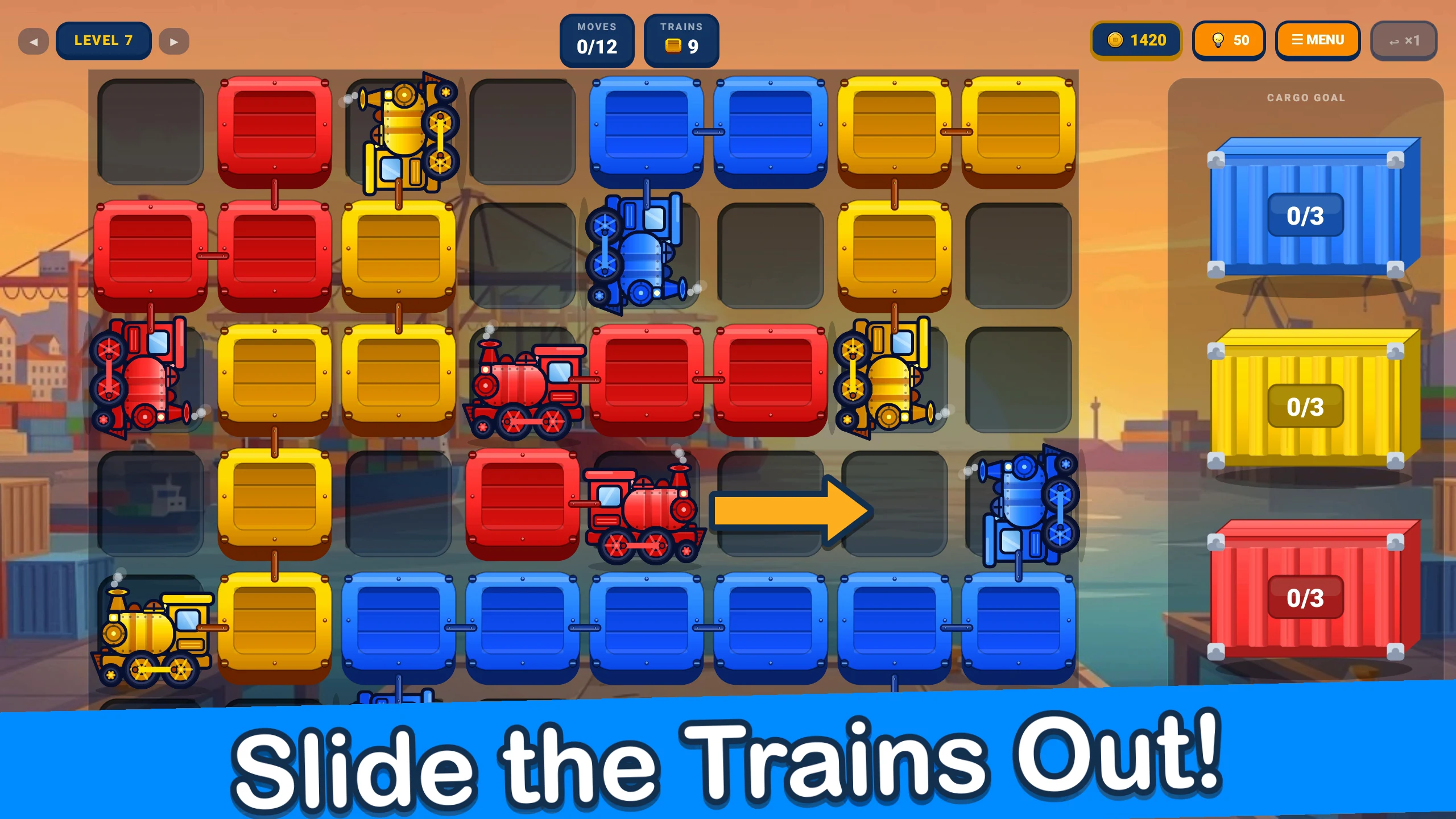 Train Car Jam: Cargo Escape screenshot